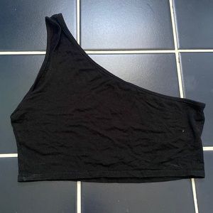 Boohoo One Shoulder Crop Top